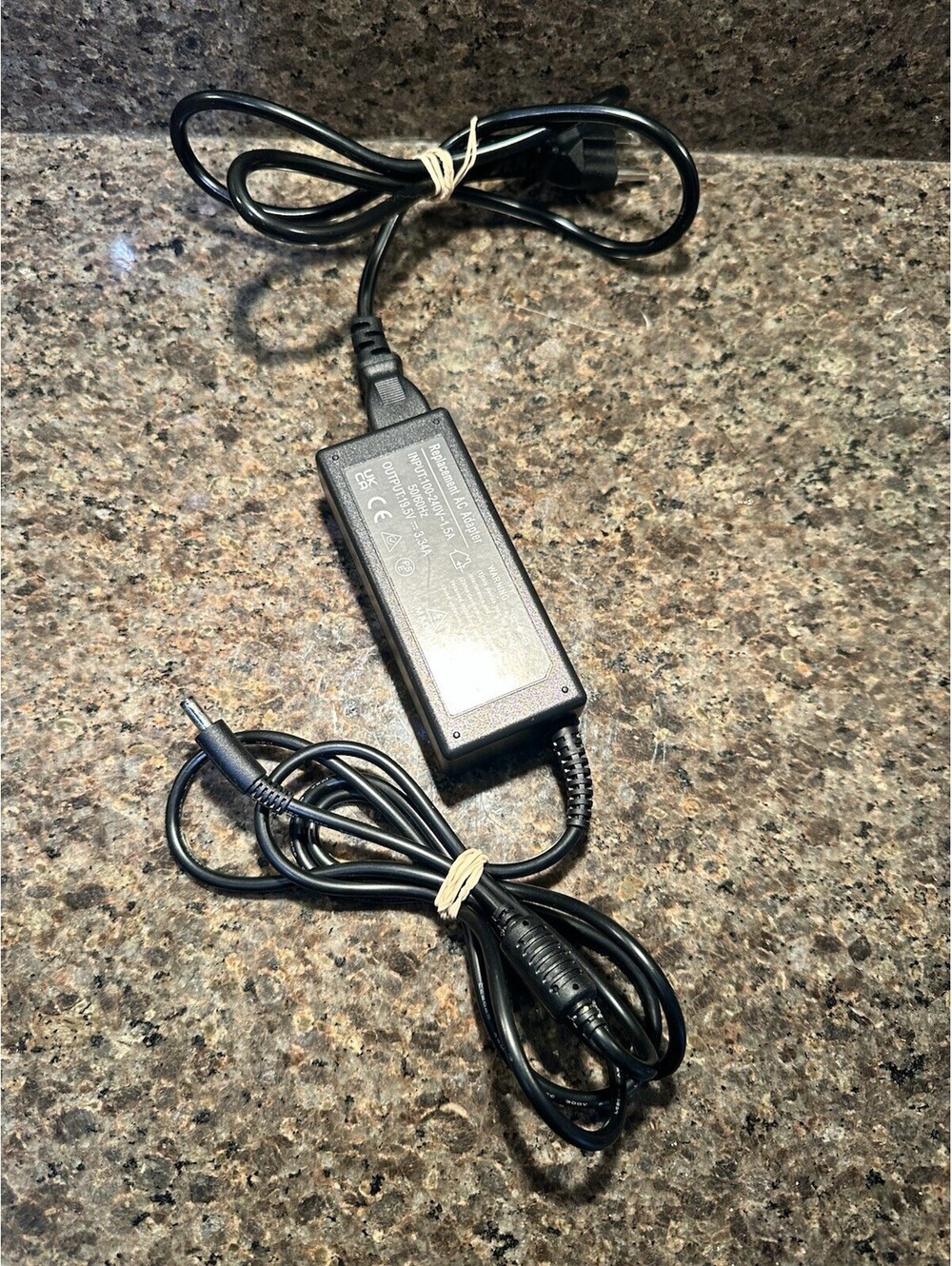 Replacement AC Adapter 19.5V 3.34A for Dell / HP Laptops - EU Plug